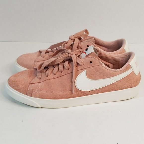 Nike Shoes - Nike Blazer Low Pink Suede Sneaker AA3962. Sz 8.5